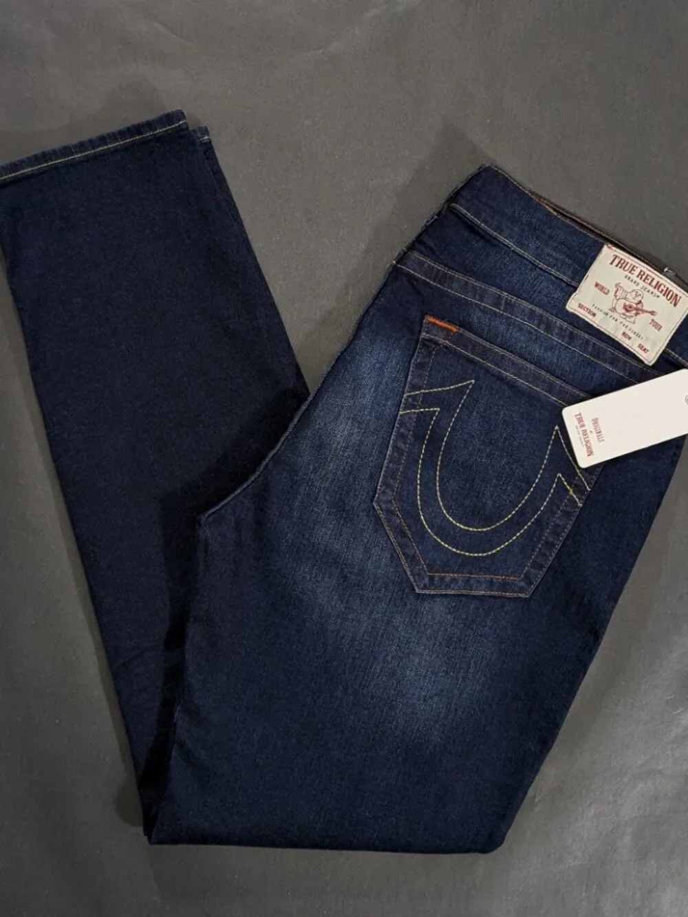 Originals By True Religion Men's Rocco Relaxed Skinny Jeans Size 40x32 Rare